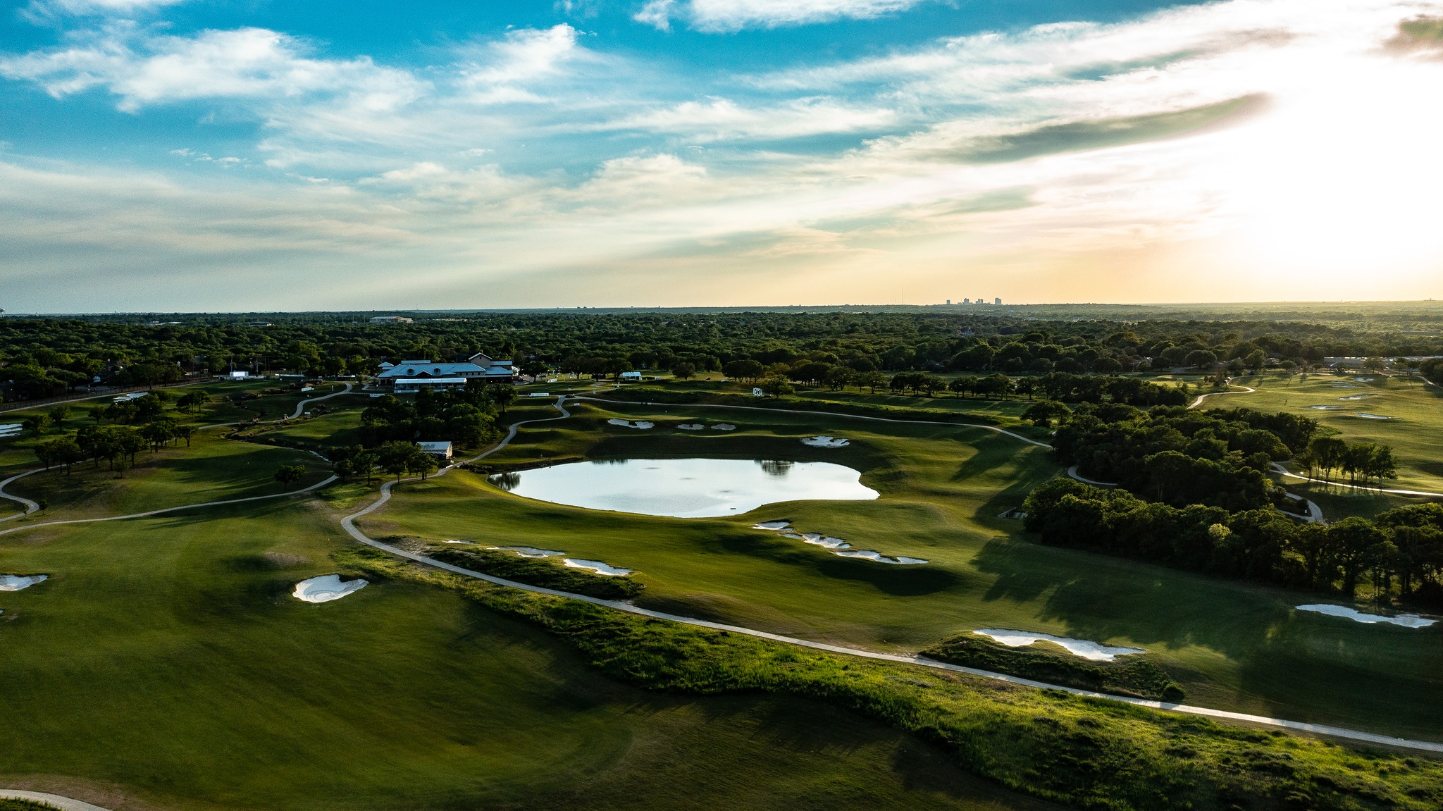 Texas Ranger golf course aerial view